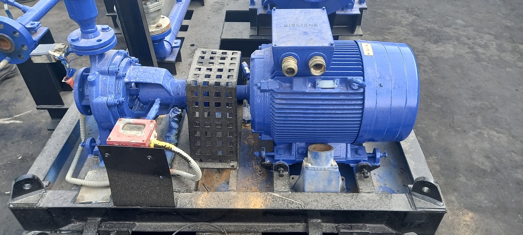 Pump Code085 Allweiler NT- 40/250 Centrifugal Single-stage 7000 BPD@135 PSI (Cast Iron Casing & Copper Impeller)