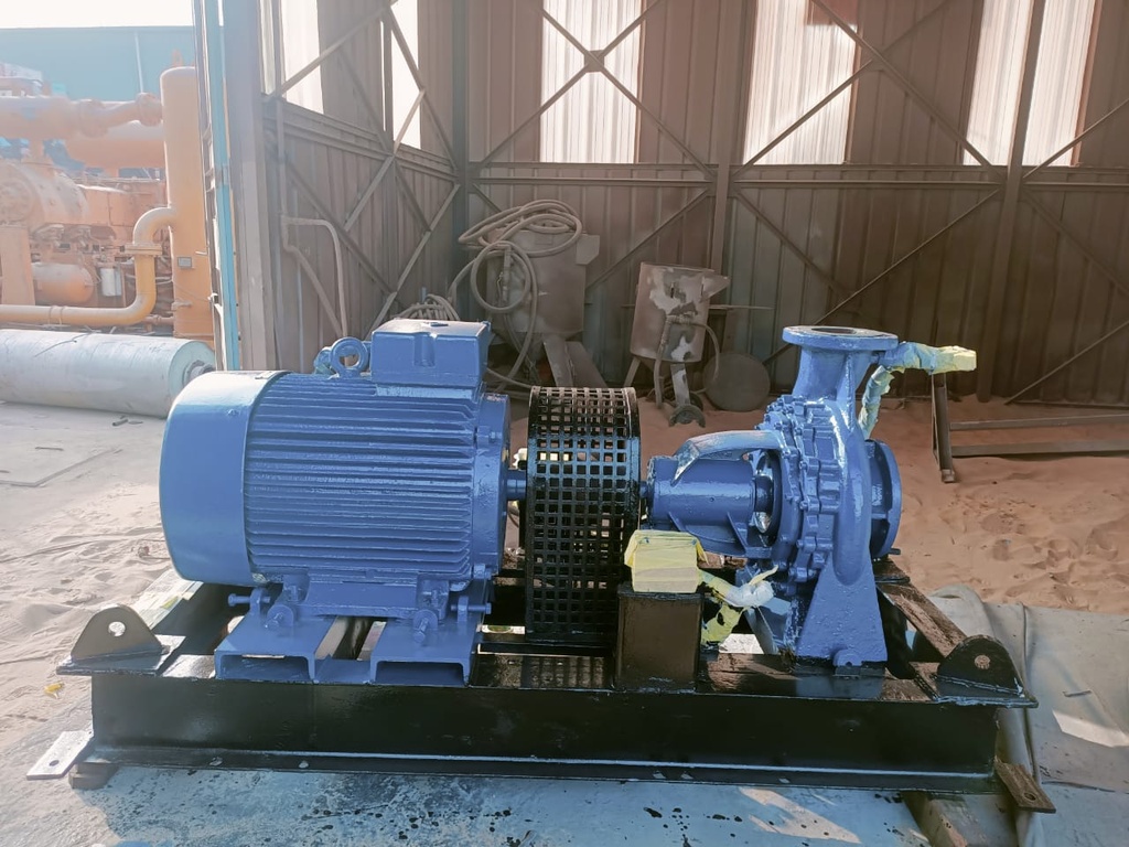 Pump Code101 Allweiler NT-125/400 Centrifugal Single-stage 60000 BPD@80 PSI (Cast Iron Casing & Copper Impeller)