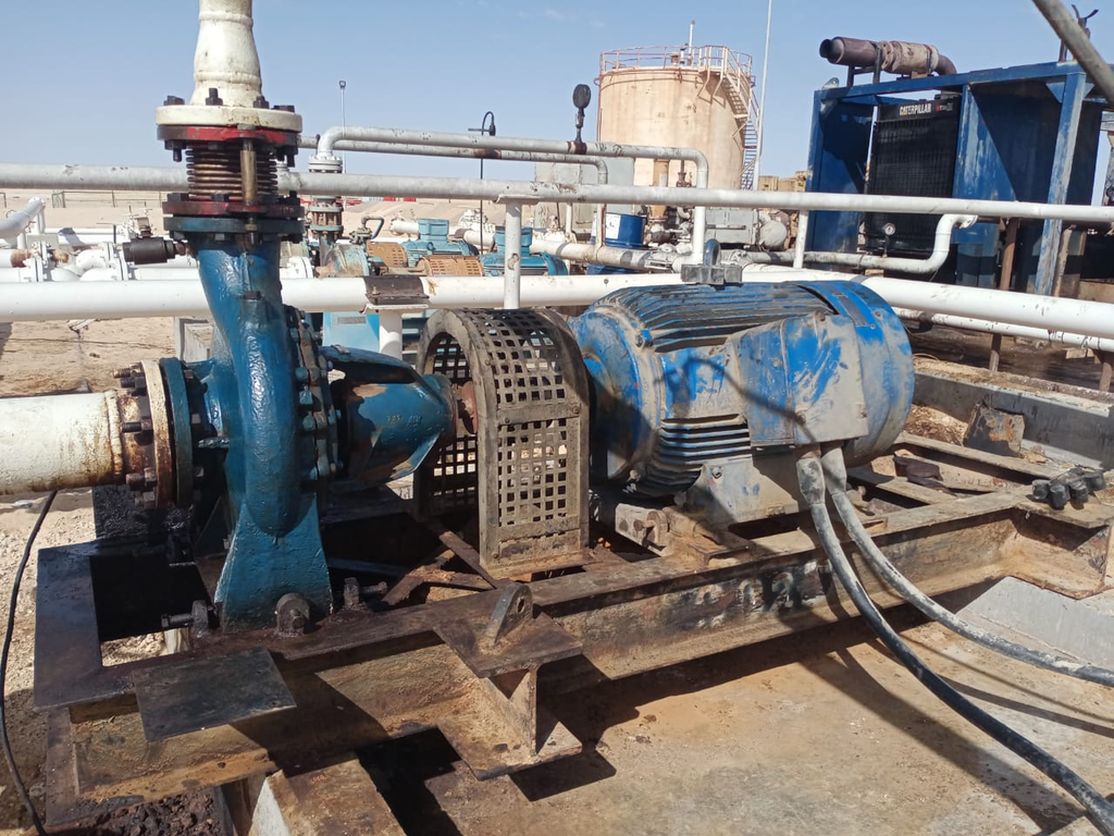 Pump Code023 Allweiler NT-125/400 Centrifugal Single-stage 60000 BPD@80 PSI (Cast Iron Casing & Copper Impeller)