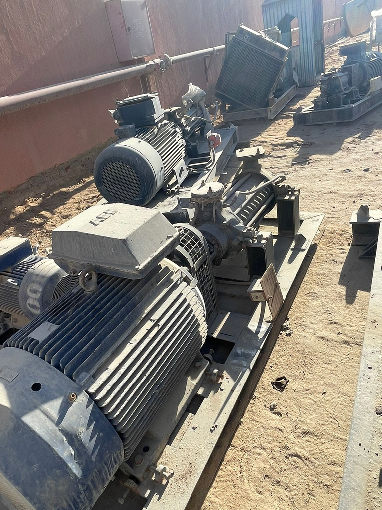 Pump Code128 KSB HG 11 stages Centrifugal 7000 BPD@900 PSI  (Cast Iron Casing & Copper Impeller)