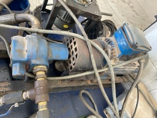 Pump Code055 KSB ITUR Gear 1200 BPD@174 PSI ( Alloy carbon steel casing & Alloy carbon steel Gear Shaft )