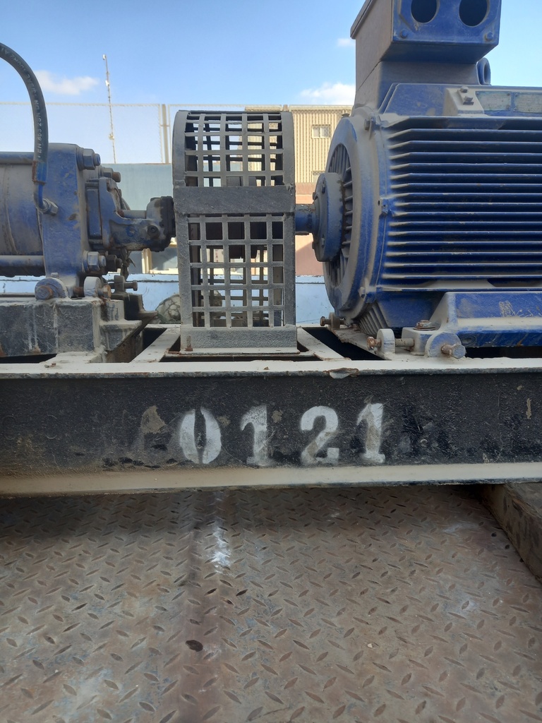 Pump Code121 KSB WKF 65/6 Centrifugal 6 Stages 7000 BPD@300 PSI (Cast Iron Casing & Copper Impeller)