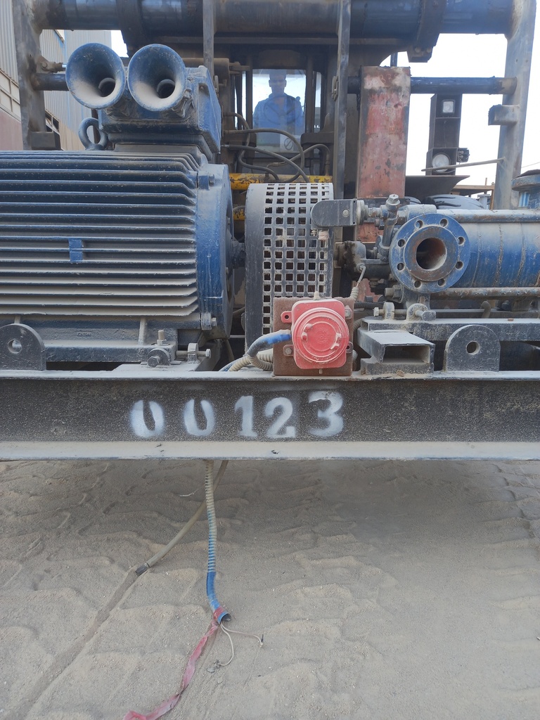Pump Code123 KSB WKF 65/6 Centrifugal 6 Stages 7000 BPD@300 PSI (Cast Iron Casing & Copper Impeller)