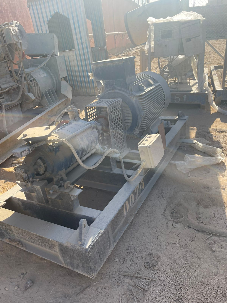 Pump Code074 KSB wkl 65/7 Centrifugal 7 Stages 7000 BPD@220 PSI (Cast Iron Casing & Copper Impeller)