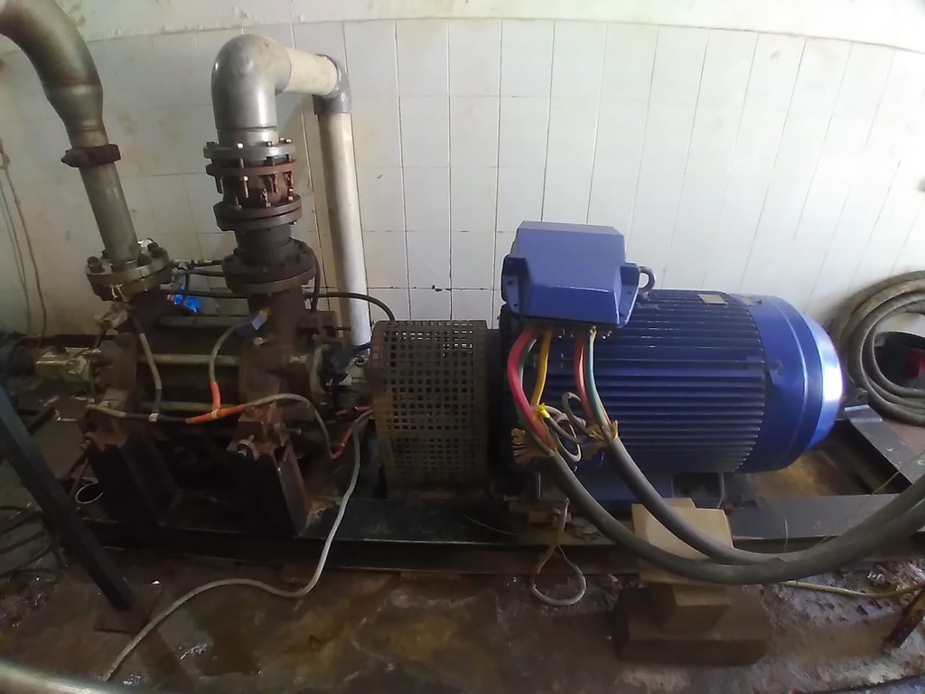 Pump Code119 KSB hdb 100 Centrifugal 7 stages 15000 BPD@600 PSI (316 Stainless Steel Casing & Impellers)