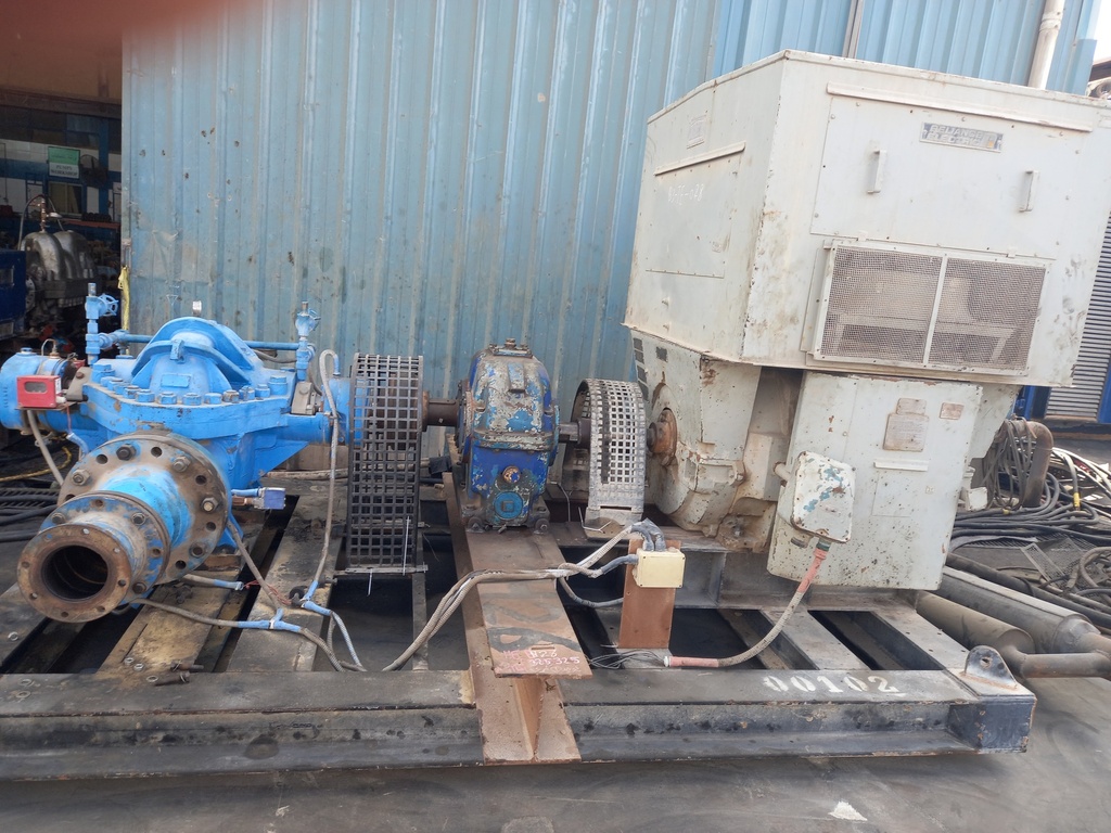 Pump Code102 Sulzer Bingham Centrifugal Single-stage 60000 BPD@150 PSI (Cast Iron Casing & Copper Impeller)