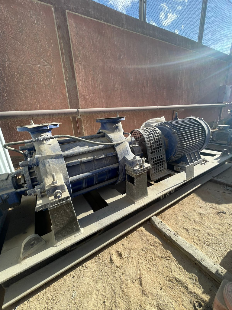 Pump Code020 VEB 150/5 Centrifugal 5 stages 25000 BPD@300 PSI (Cast Iron Casing & Copper Impellers)
