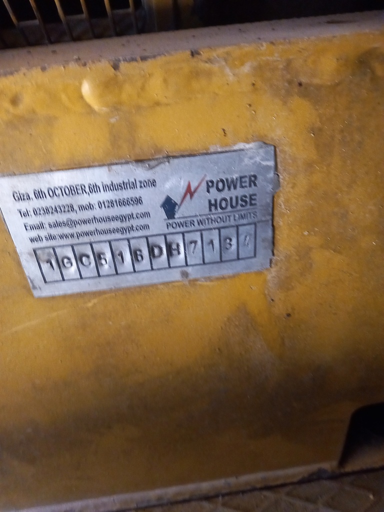Diesel Code134 CAT 3516 (NP 2000; AP 1100 kVA)