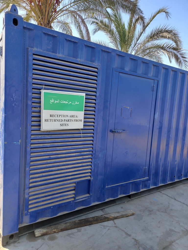 Containers   6M كونتينر خاص بقطع غيار مولد 250