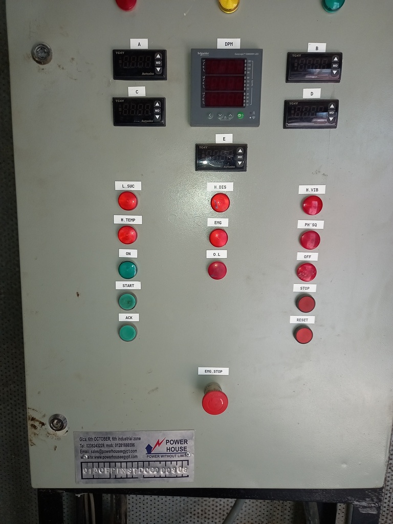 electric_panel Star Delta 90KW لوحة تشغيل ستار دلتا