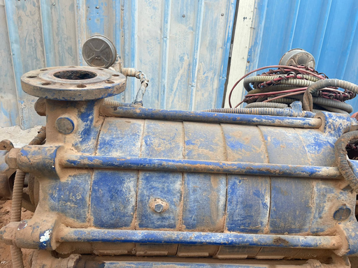 [01ACPUCFKSBED000067] Pump Code067 KSB WkL 100/6 Centrifugal 6 stages 15000 BPD@190 PSI (Cast Iron Casing & Copper Impellers)