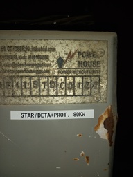 [01ACEPINSTDCC000127] electric_panel Star Delta 80KW