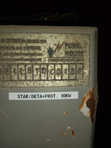 [01ACEPINSTDCC000127] electric_panel Star Delta 80KW (New)